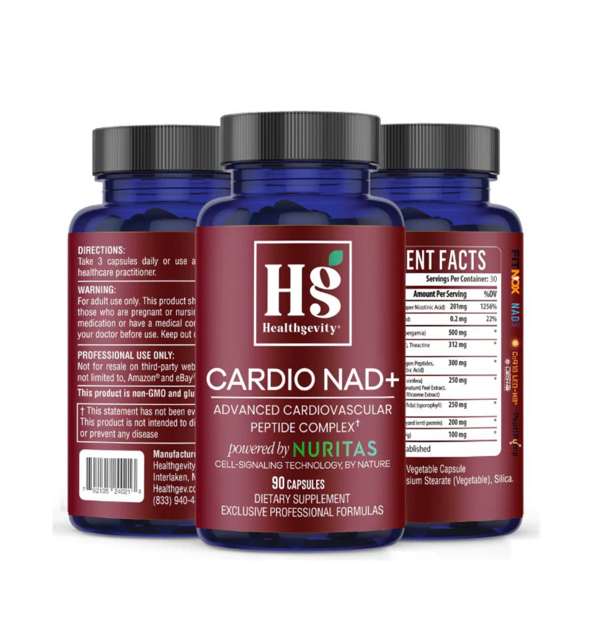 Healthgevity Cardio NAD+ Capsules